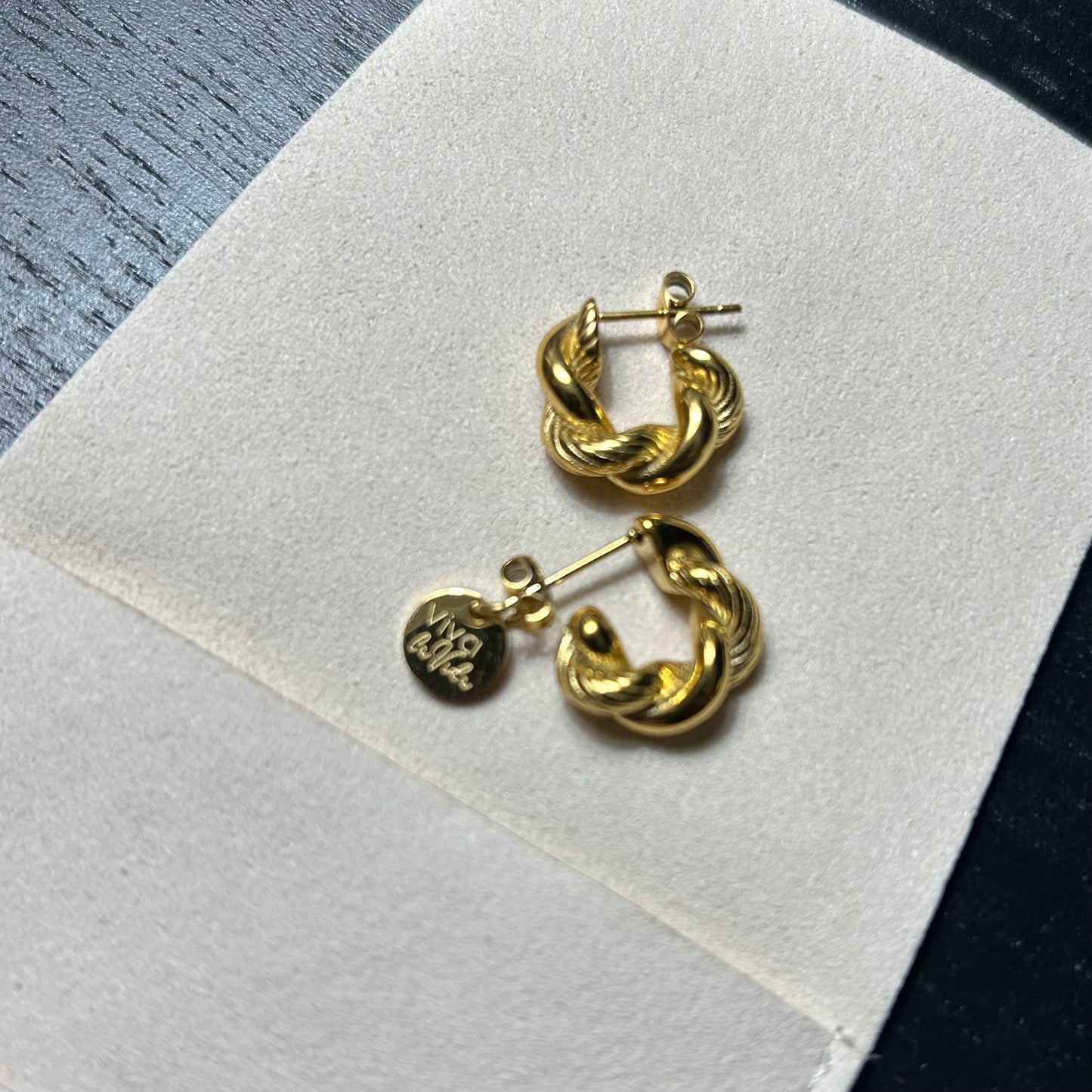 Twisted earrings
