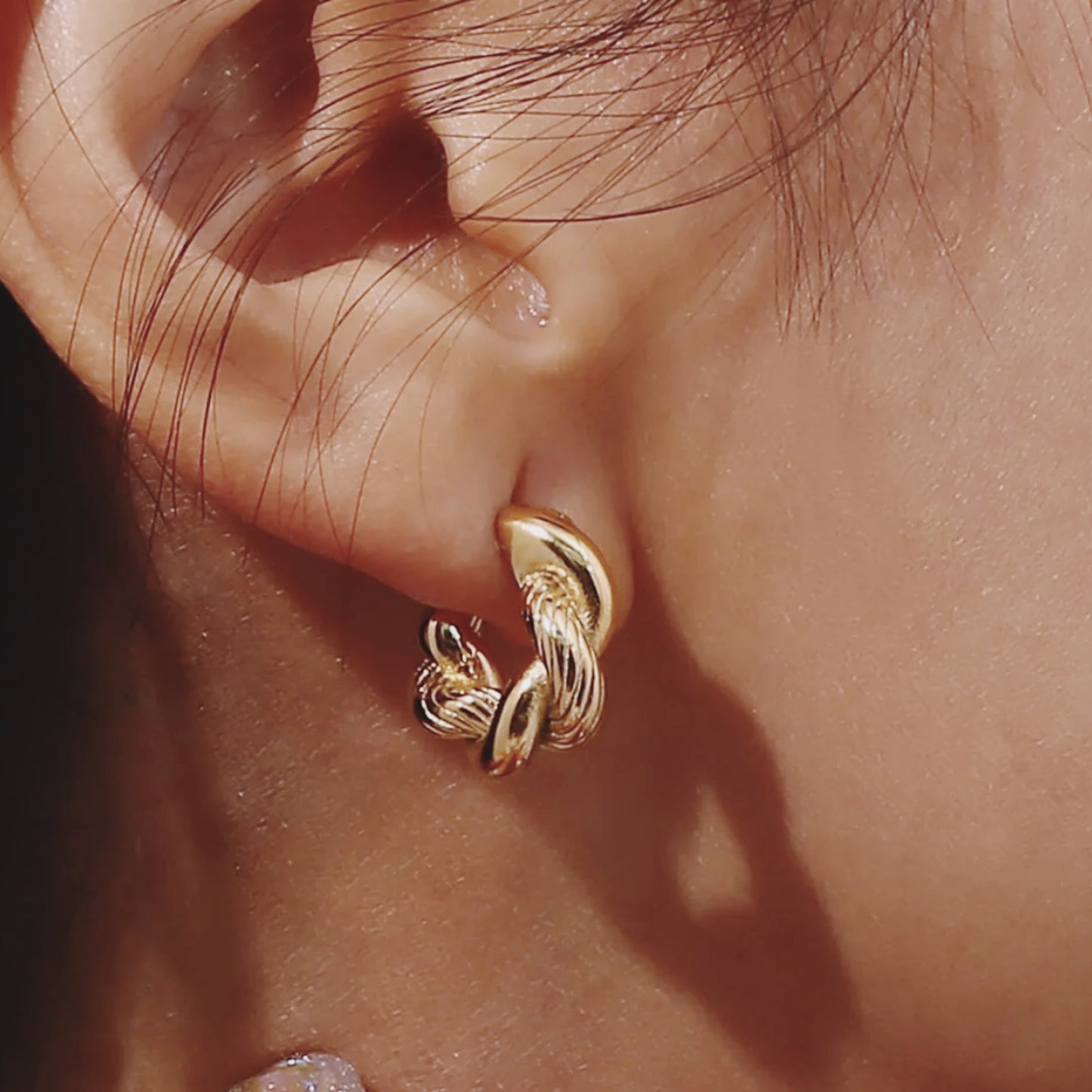 Twisted earrings