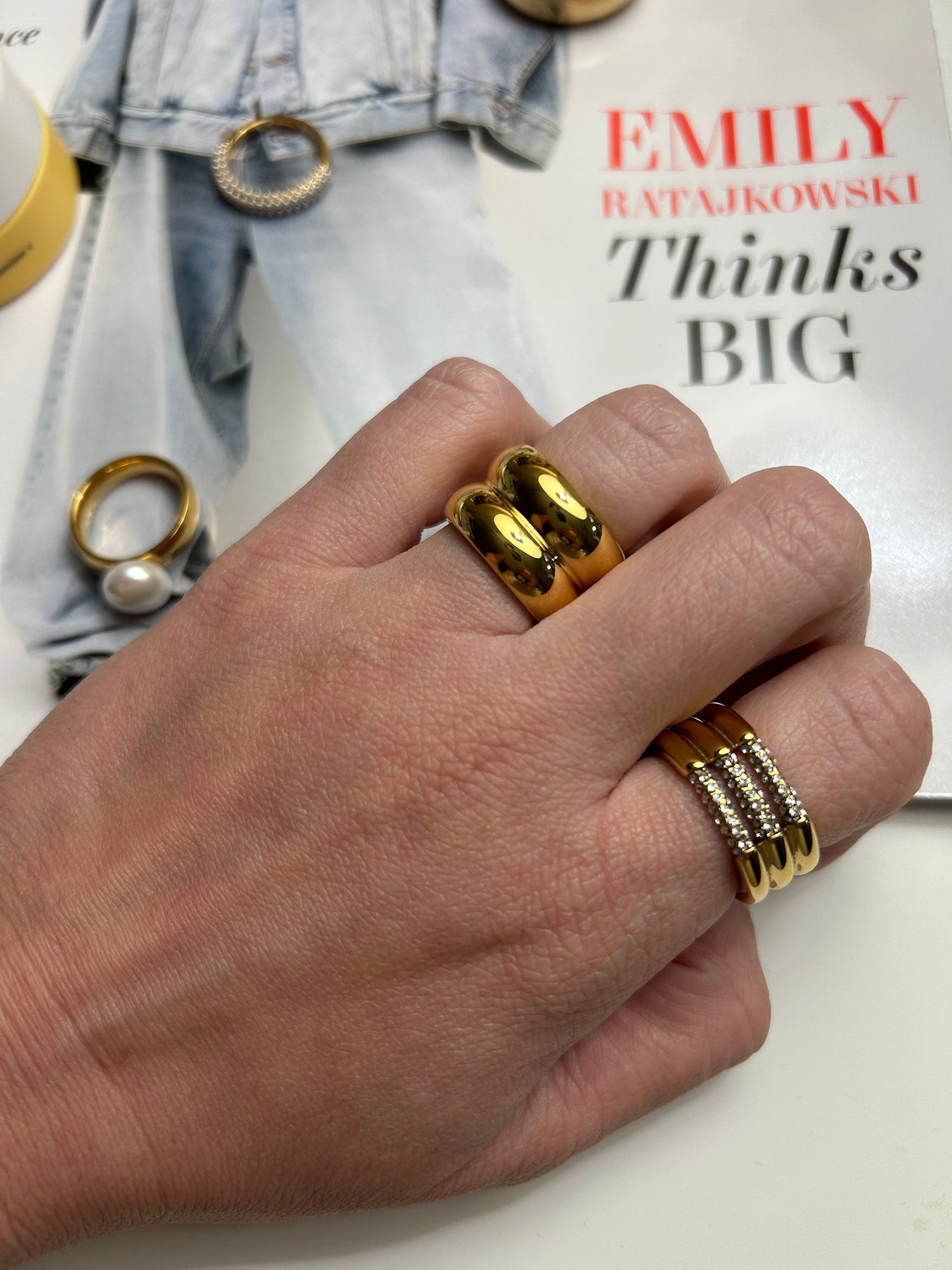 Trio Layered Ring