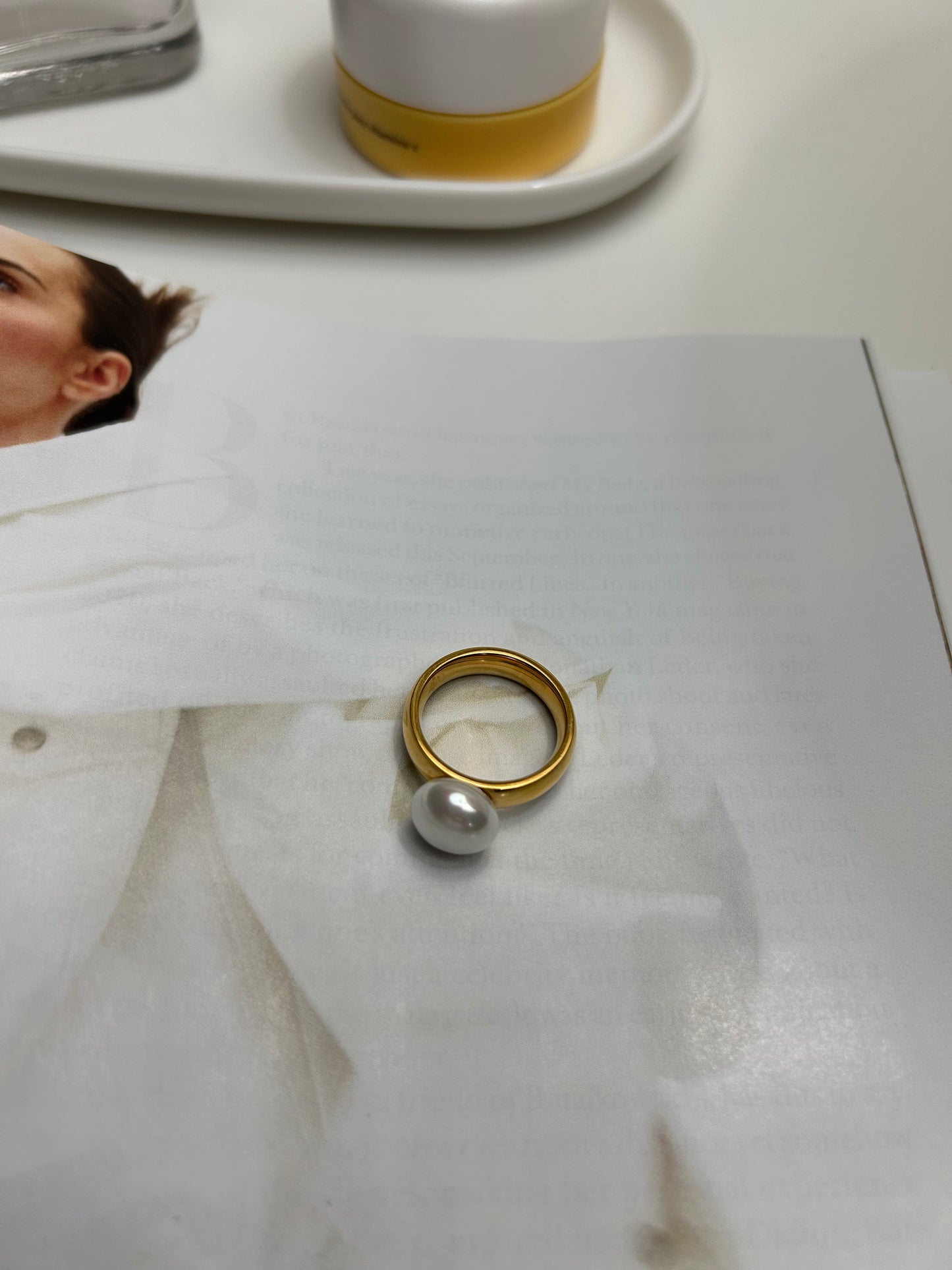 Lugano Pearl Ring