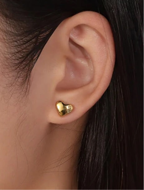 Mini Heart Earrings